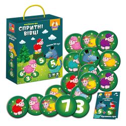гр Гра настільна "Гра. Схопи 10-ку! Спритні вівці" VT8033-07 (12) "Vladi Toys"