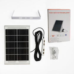 Зарядна станція С 68426 (33) сонячна панель, 4 USB виходи, 600-800 mA/h, коробці