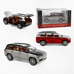 Джип RS-50479 (36/2) "Авто Експерт", 3 кольори, металопластик, масштаб 1:22, світло, звук, інерція, відчиняються двері, багажник, в коробці, МІКС 