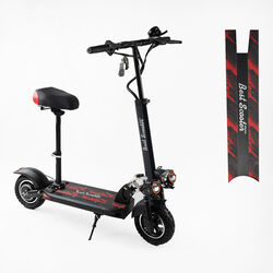 Електричний самокат BS-90711 Best Scooter з сидінням  
