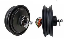 Двигун для електромопеда MT-2000W (1) розмір 12``, потужність 2000W, напруга 72V, дискове гальмо 