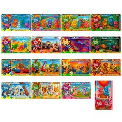 гр Пазли с.9 S20-10-01,02,03...16 (16) "Danko Toys", 20 м`яких елементів, картинка 23х16,5 см, ізолон, в коробці, ВИДАЄТЬСЯ ТІЛЬКИ МІКС ВИДІВ