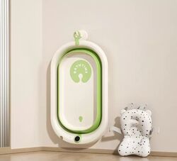 гр Ванночка дитяча складна Bimbo 1146-53 (1) розмір 76х47*21см, клапан зливу, розкладні ніжки, електронний датчик температури, матрац, в коробці